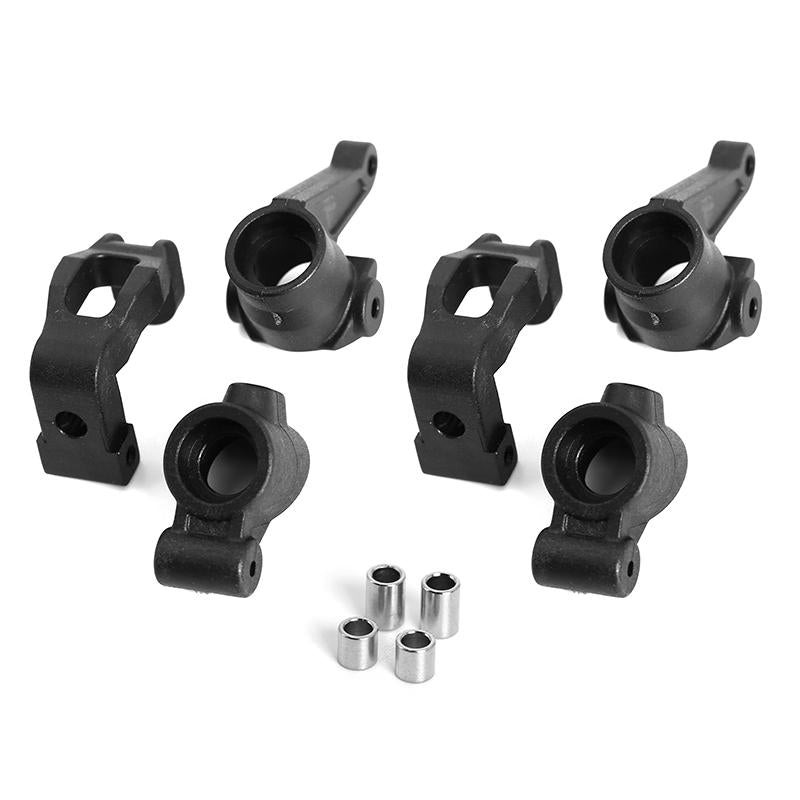 LC Racing C8002 steering block, c-hub and upright set